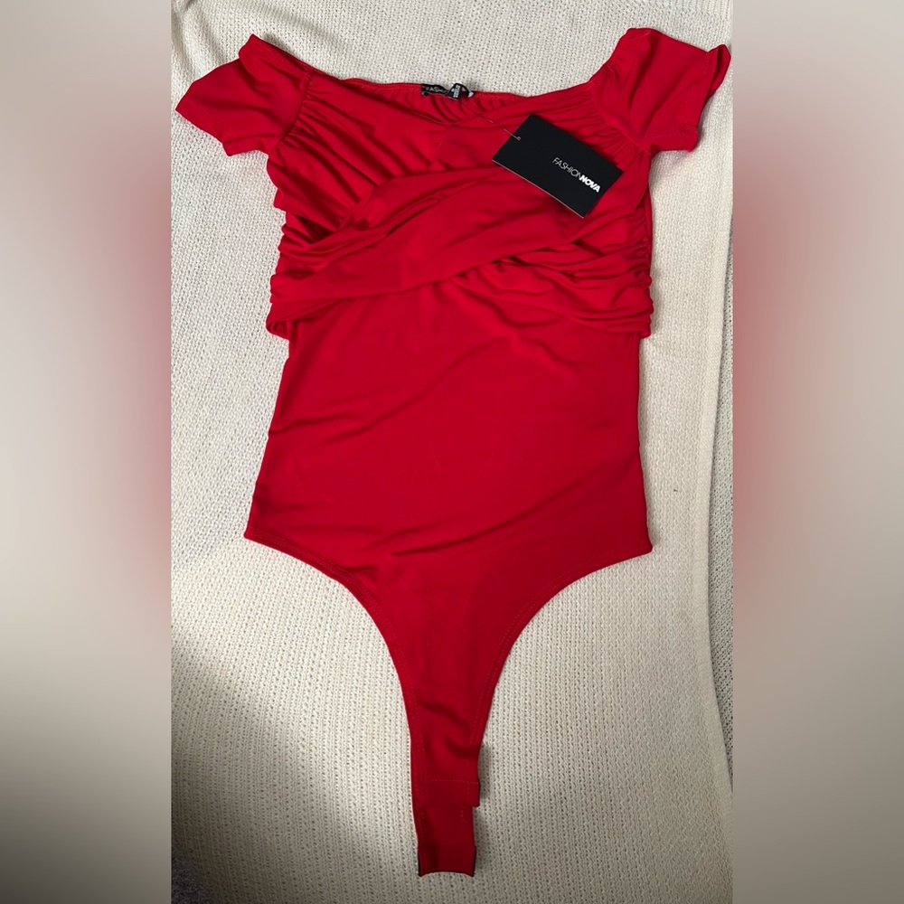 Off the shoulder bodysuit